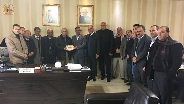 بلدية حلحول تستقبل عضو اللجنة المركزية لحركة فتح د. سمير الرفاعي