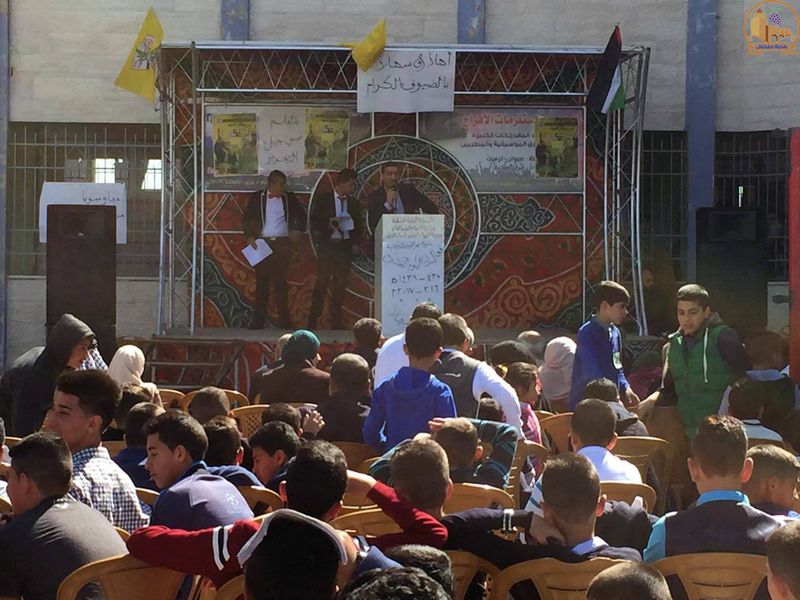 بلدية حلحول تشارك في إحياء فعاليات اليوم المفتوح وإحياء ذكرى يوم الأسير الفلسطيني في عدد من مدارس المدينة