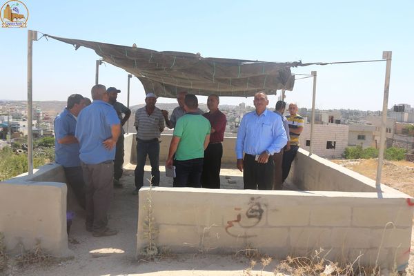 بلدية حلحول تقوم بجولة تفقدية لمتابعة سير الأعمال في مستشفى الرئيس محمود عباس الحكومي