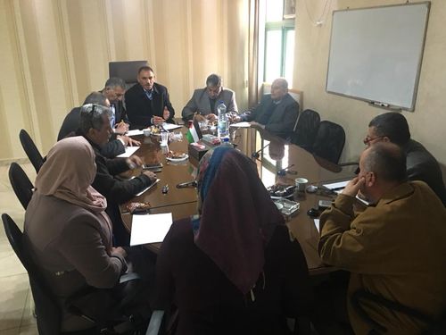 بلدية حلحول تستقبل بلديات شمال الخليل