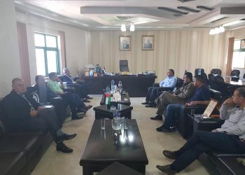 بلدية حلحول تستقبل مدير عام الحكم المحلي ومدير الارتباط