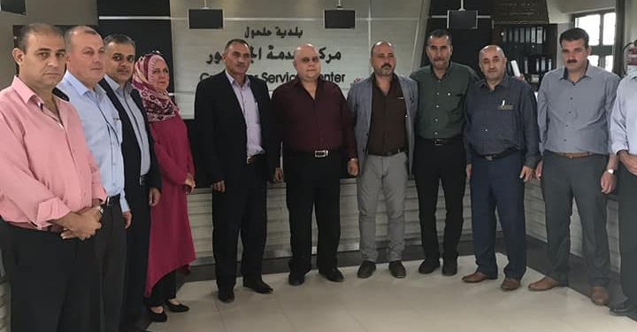 بلدية حلحول تستقبل سعادة سفير النوايا الحسنه لدى الشرق الاوسط