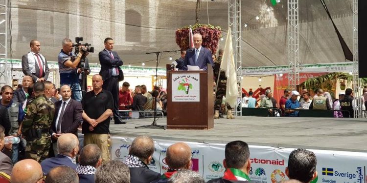 دولة رئيس الوزراء يفتتح مهرجان العنب الفلسطيني 2018 والذي تستضيفه بلدية حلحول في ساحتها