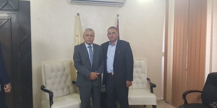 بلدية حلحول تستقبل معالي رئيس هيئة تسوية الأراضي والمياه الوزير موسى شكارنة في دار البلدية