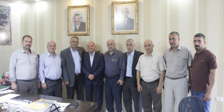 بلدية حلحول تستقبل  رئيس رابطة اهالي حلحول في الاردن