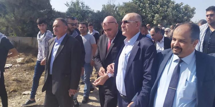 بلدية حلحول تشارك في اطلاق شعلة مهرجان العنب الفلسطيني ٢٠١٩