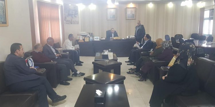 بلدية حلحول تعقد لقاءا مشتركا تحضيرياً لفعالية يوم الجبال الدولي 2019