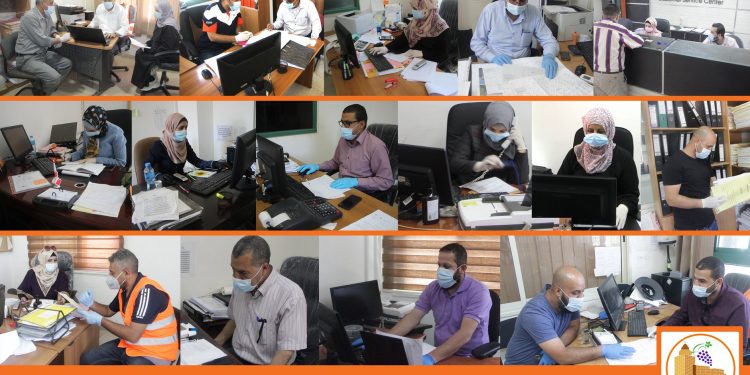 ملتزمون بالبروتوكل الصحي الخاص بعمل المؤسسات الصادر عن وزارة الصحة الفلسطينية