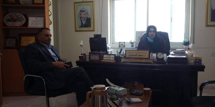 بلدية حلحول  تلتقي بمديرية زراعة شمال الخليل